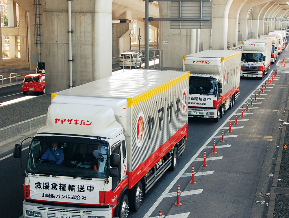 ヤマザキパンのトラックが災害地へ！心強い支援が続々と届く