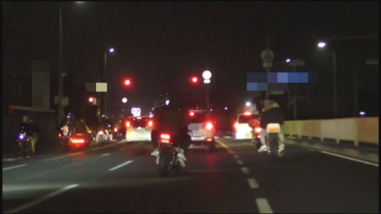 【大阪】「みんなで信号無視楽しかった」バイク集団暴走の少年ら２３人検挙