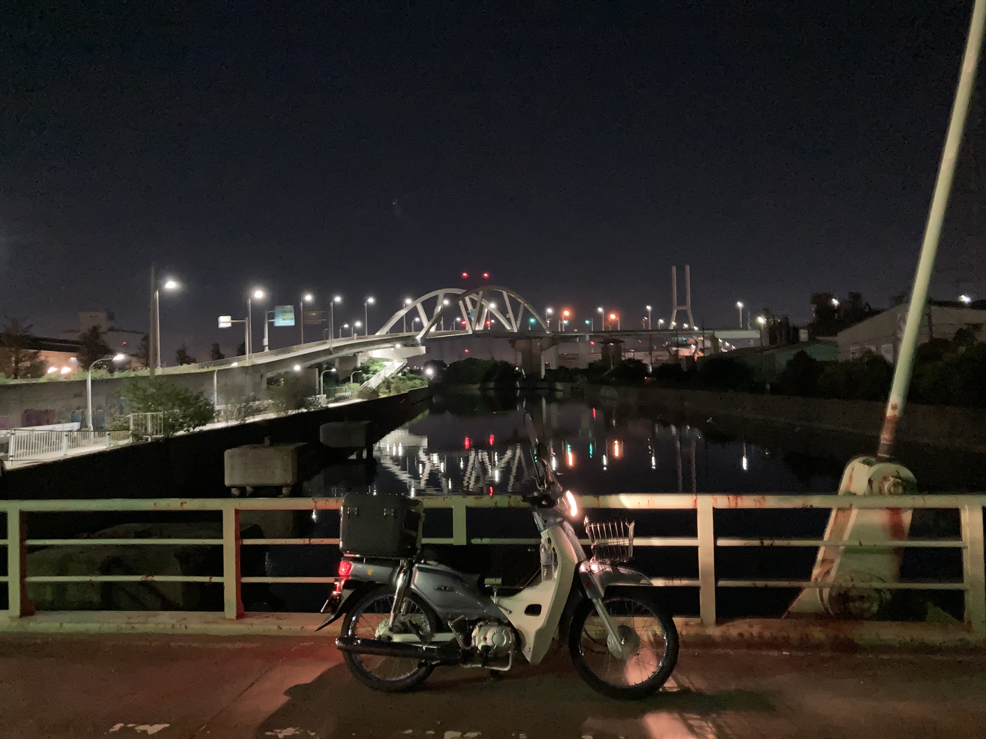 尼崎 六甲山の夜景 リターンライダーの足跡