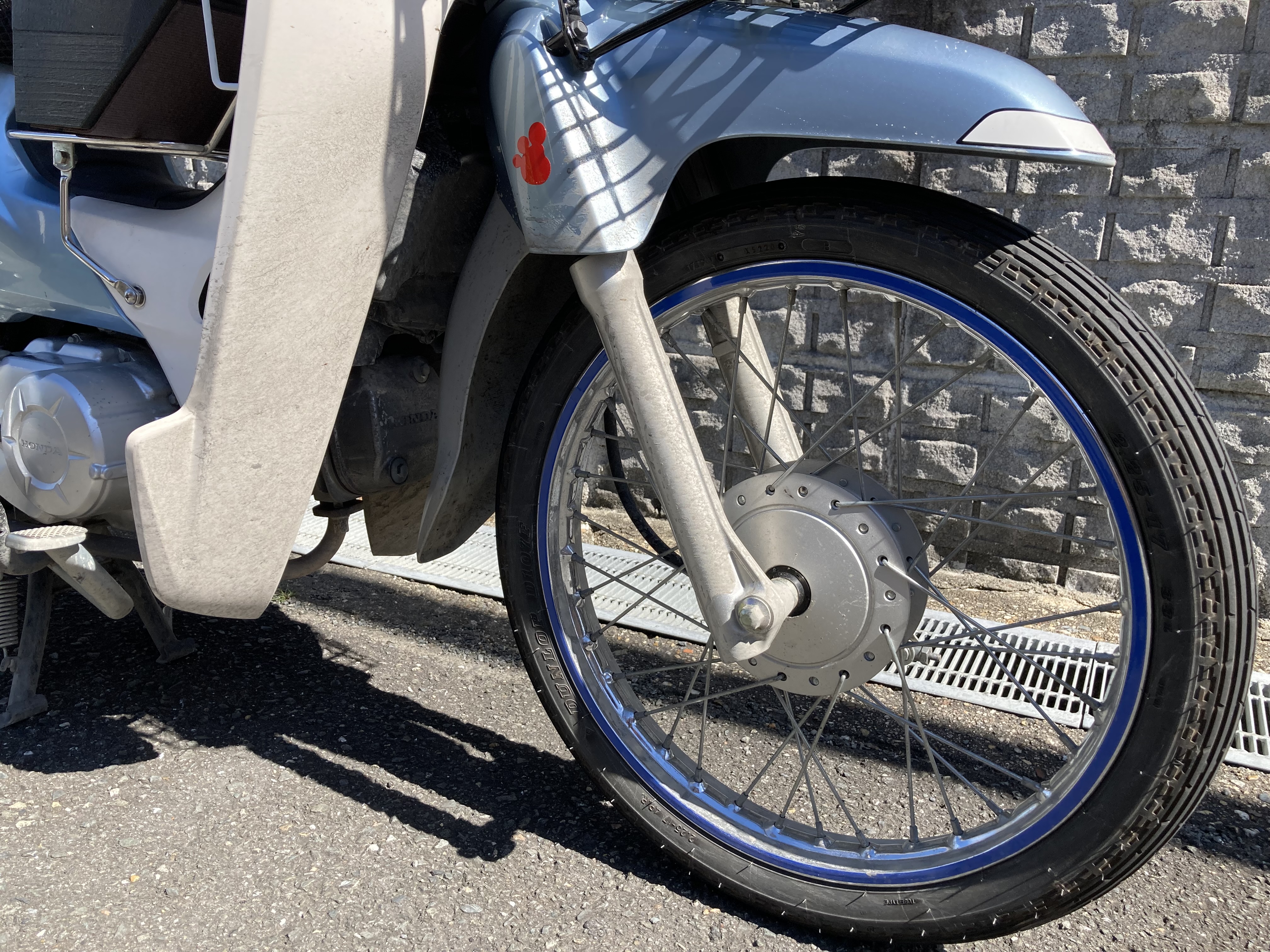 カブ洗車 オイル交換 チェーン調整 リターンライダーの足跡