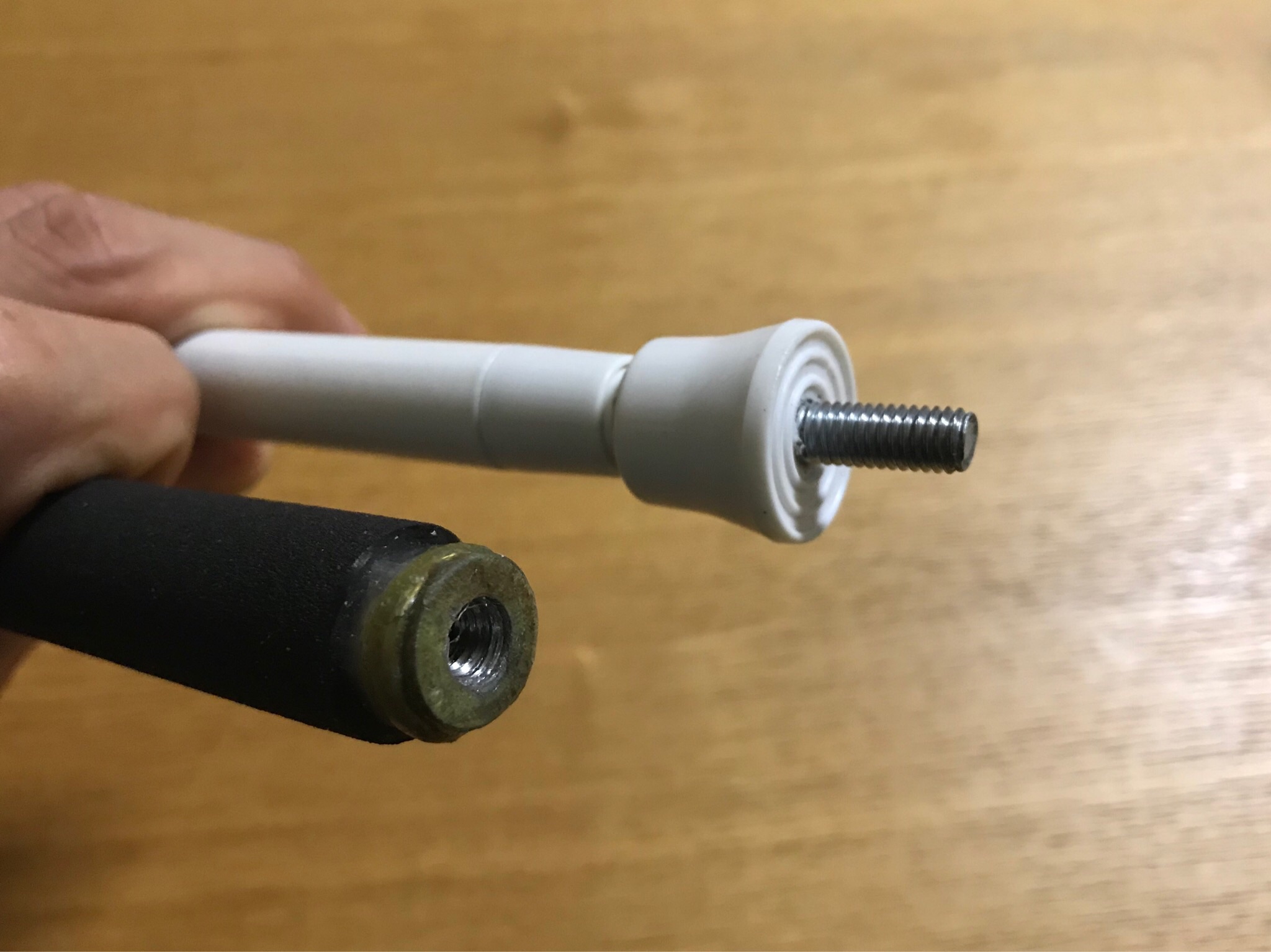 100均自撮り棒を伸ばしてみたが リターンライダーの足跡