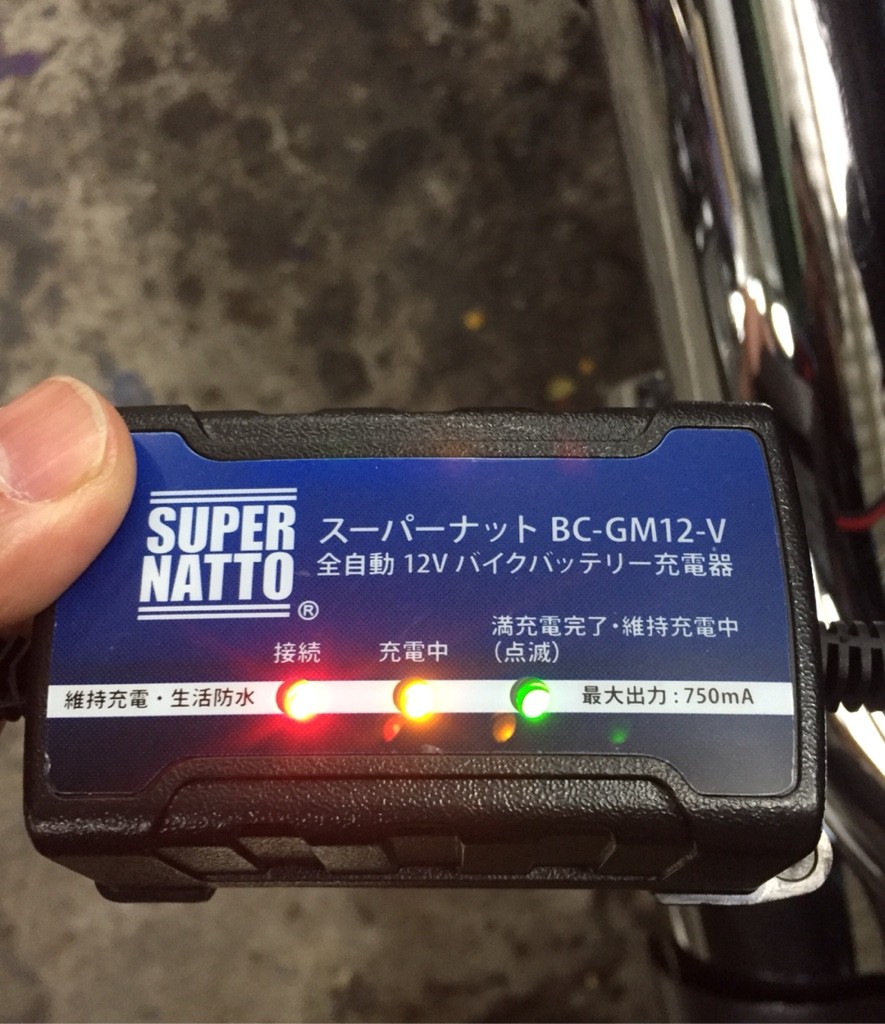 安物充電器で無事に冬を越せました スーパーナット 風太郎のバイク旅とキャンプ Xl10cx