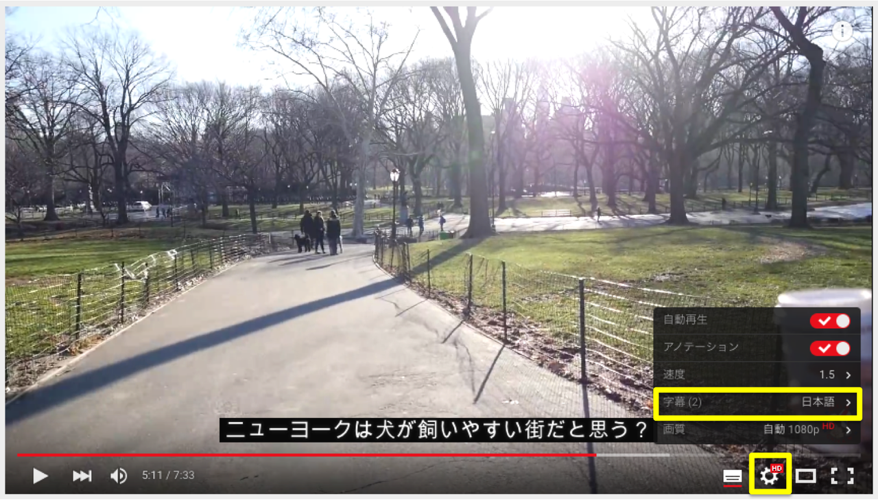 Youtube字幕機能 パソコンでの表示 バイリンガール英会話 吉田ちか公式ブログ Youtube字幕機能 パソコンでの表示 バイリンガール英会話 吉田ちか公式ブログ