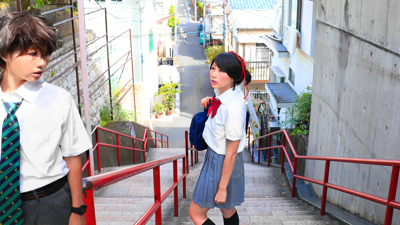 君の名は 実写再現 聖地巡礼 バイリンガール英会話 吉田ちか公式ブログ