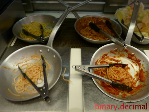 禁断のパスタとサラダケース