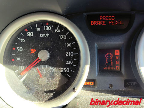 エアバッグ警告灯