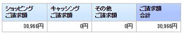 のほほん セゾン9月支払い1