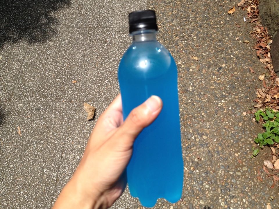 コカ コーラ パワーエイド フューエルエックス 青い 十把一絡げ 庭