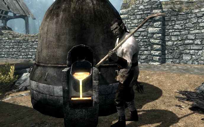 Skyrim Mod 紹介 174 Feminine Sprint Animation Work A Steady Job As A Blacksmith Enemy Variety Golden Egg Treasure Hunt 他 Game B 別館