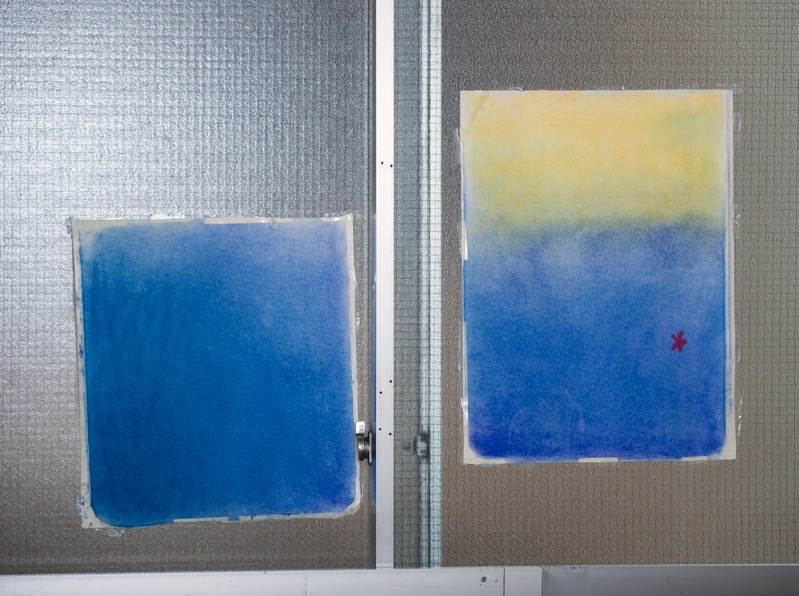 「ユニアート」作品。その時の状態によって色の深さや長さ、混ぜ方などが変わる。.jpg ユニアート 作品 その時の状態によって色の深さや長さ 混ぜ方などが変わる