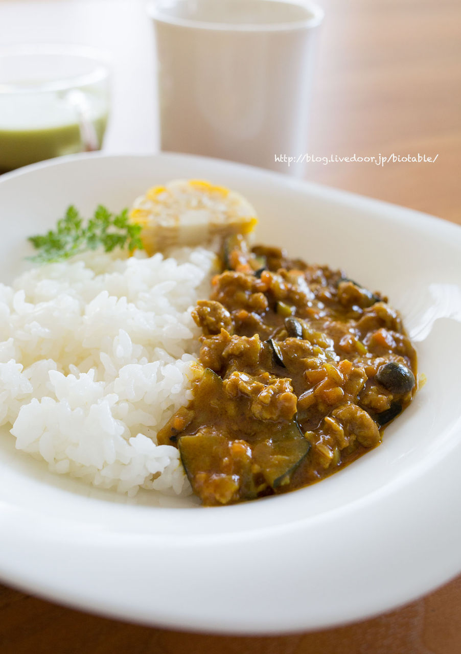 ズッキーニのキーマカレー レシピ Bio Table ズッキーニのキーマカレー レシピ Bio Table