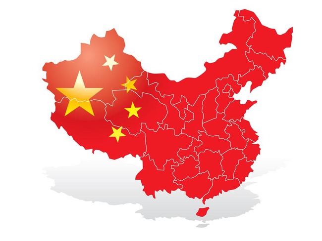 china+map