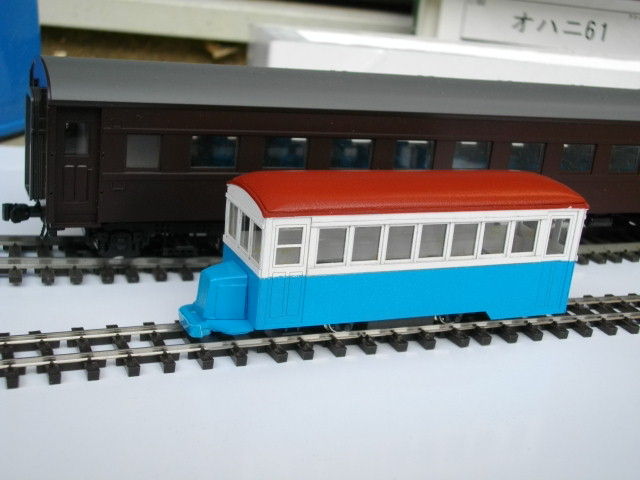 九十九里鉄道タイプ単端式ガソリンカー塗装しました 日本と台湾他海外の鉄道 鉄道模型