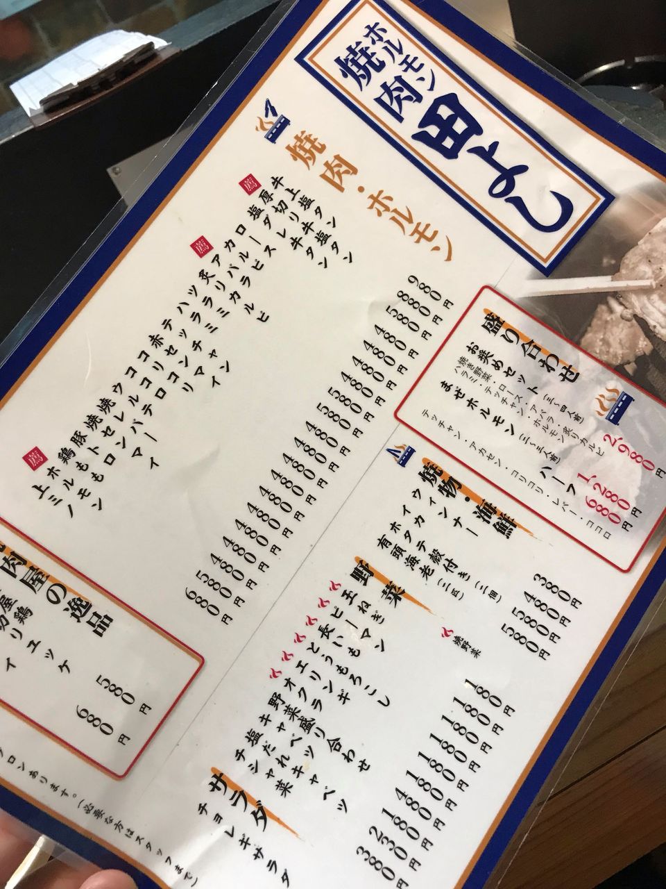 焼肉ホルモン 田よし 美食の追憶