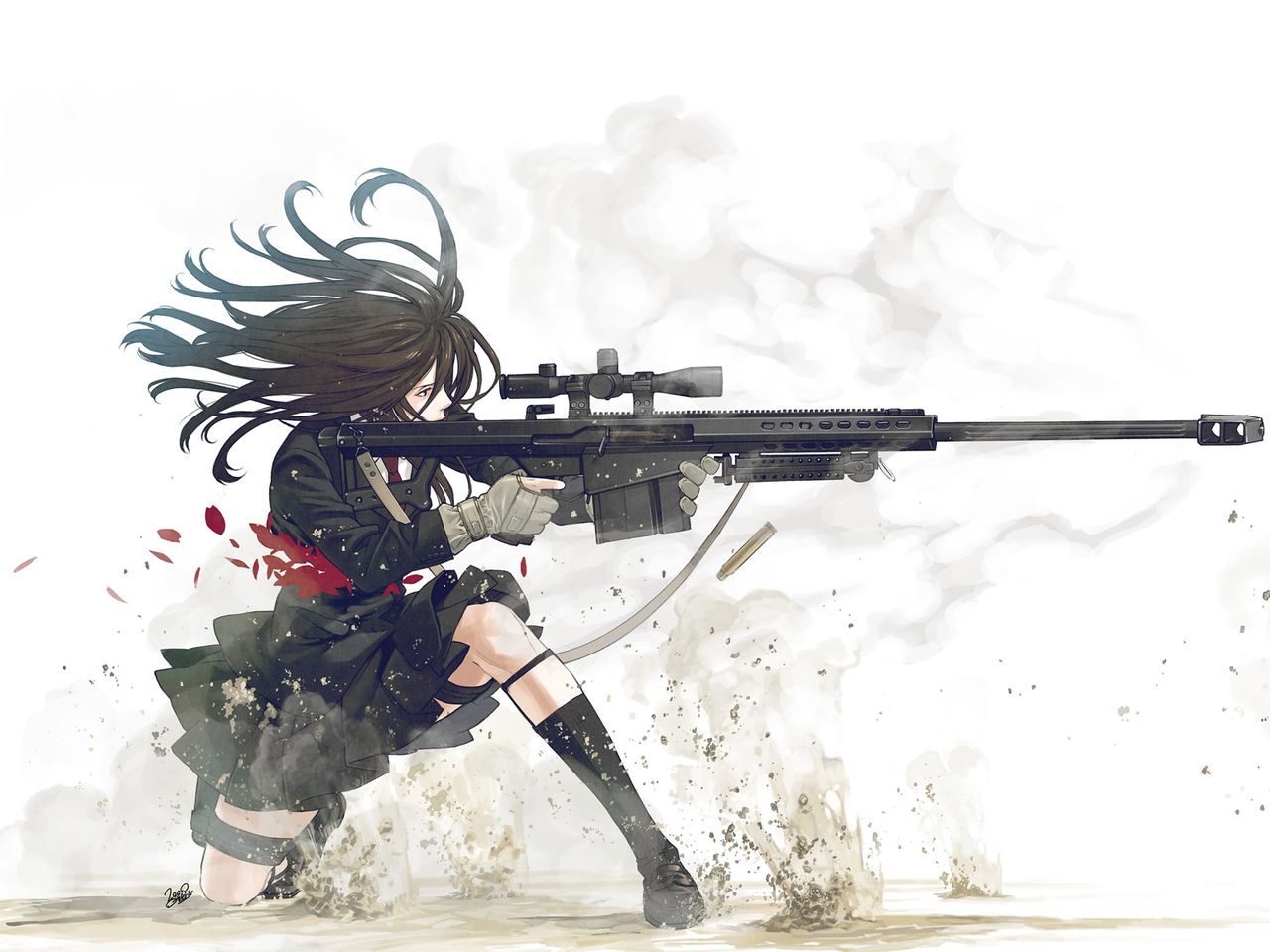 画像をダウンロード ライフル少女 ライフル少女 タアモ