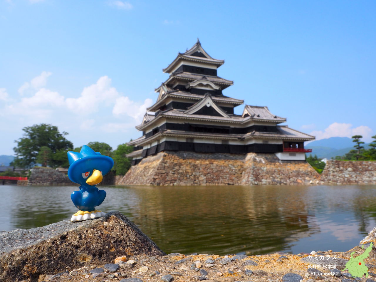 ヤミカラス 松本城 リアルポケモンgo ヤミカラス 松本城 リアルポケモンgo