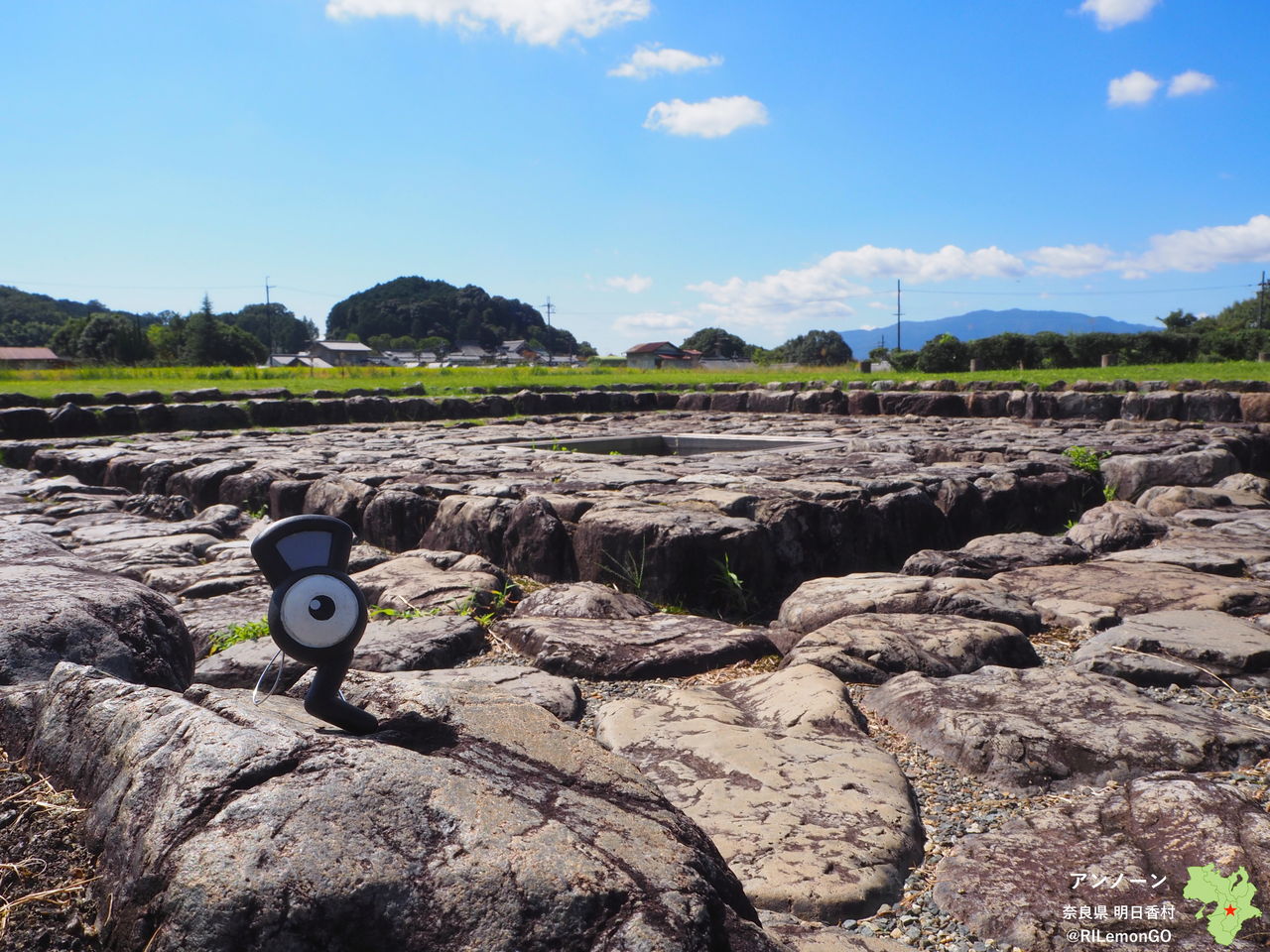 アンノーン 明日香村 リアルポケモンgo