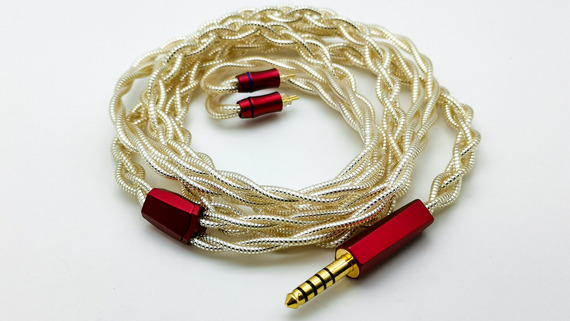 NICEHCK MissLeaf」7N 銀メッキOCC + 高導電性OCC ミックス線ケーブル