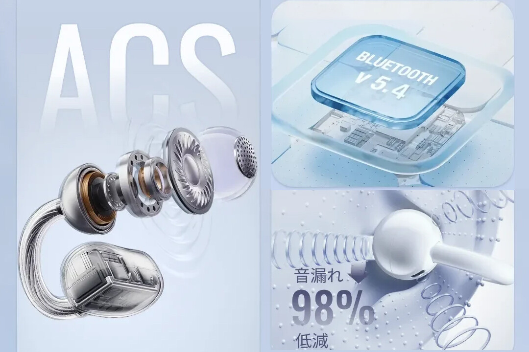 TALIX Ultra Open Earbuds X6」 自然な装着感で気軽に使える