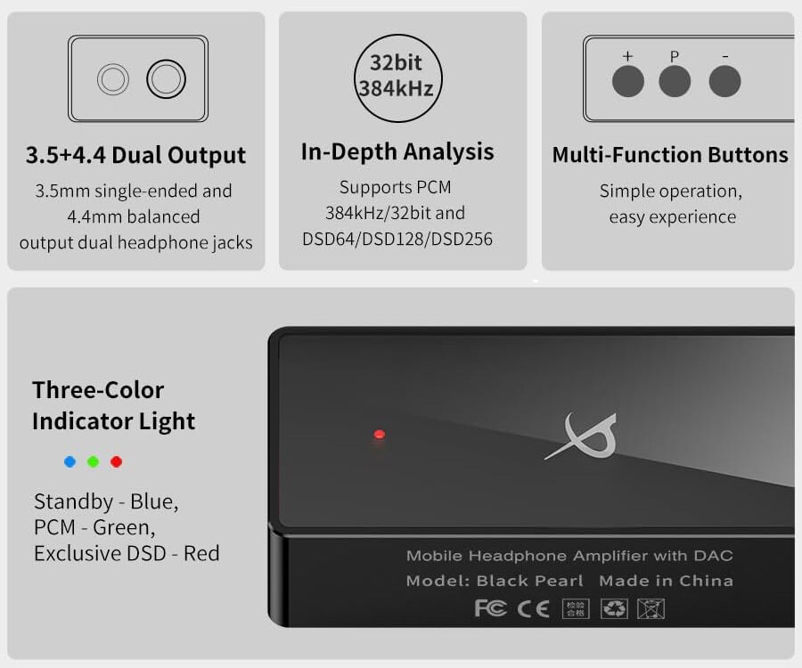 Black Pearl キュー TRN Black Pearl」 デュアルCS43131搭載で30ドル台/5千円台