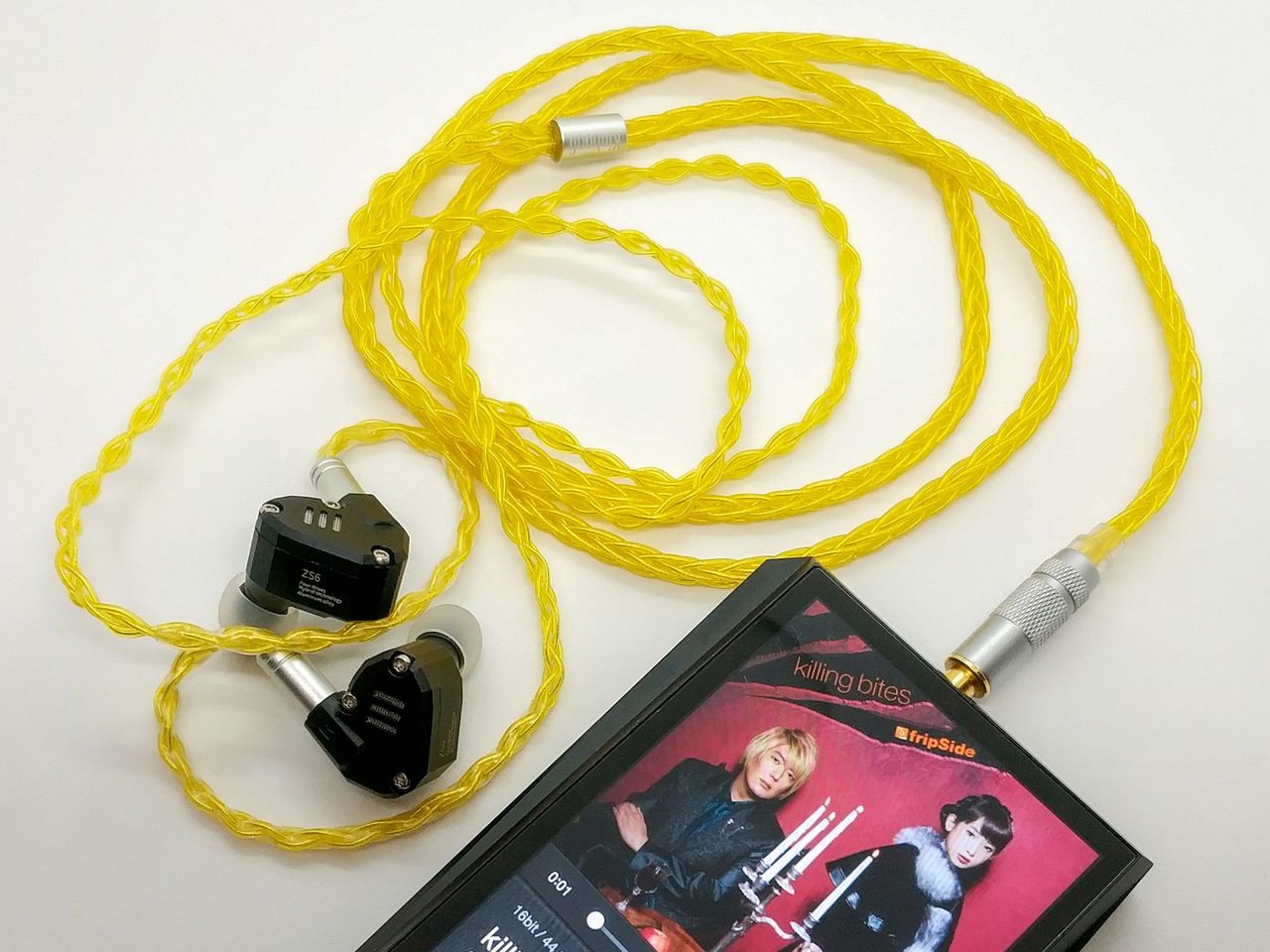 Kinboofi「KBF4735」「KBF4736」 8芯 銀メッキ銅線イヤホン Kinboofi「KBF4735」「KBF4736」 8芯 銀メッキ銅線イヤホン