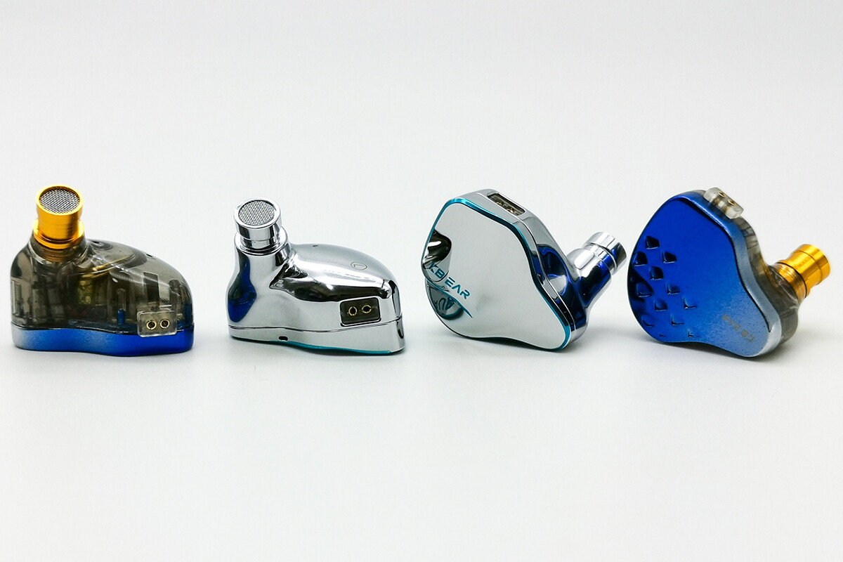 イヤホン KB EAR Aurora + NICEHCK superblue KBEAR Aurora」 美しいクロームデザインに高い分離性と解像感を