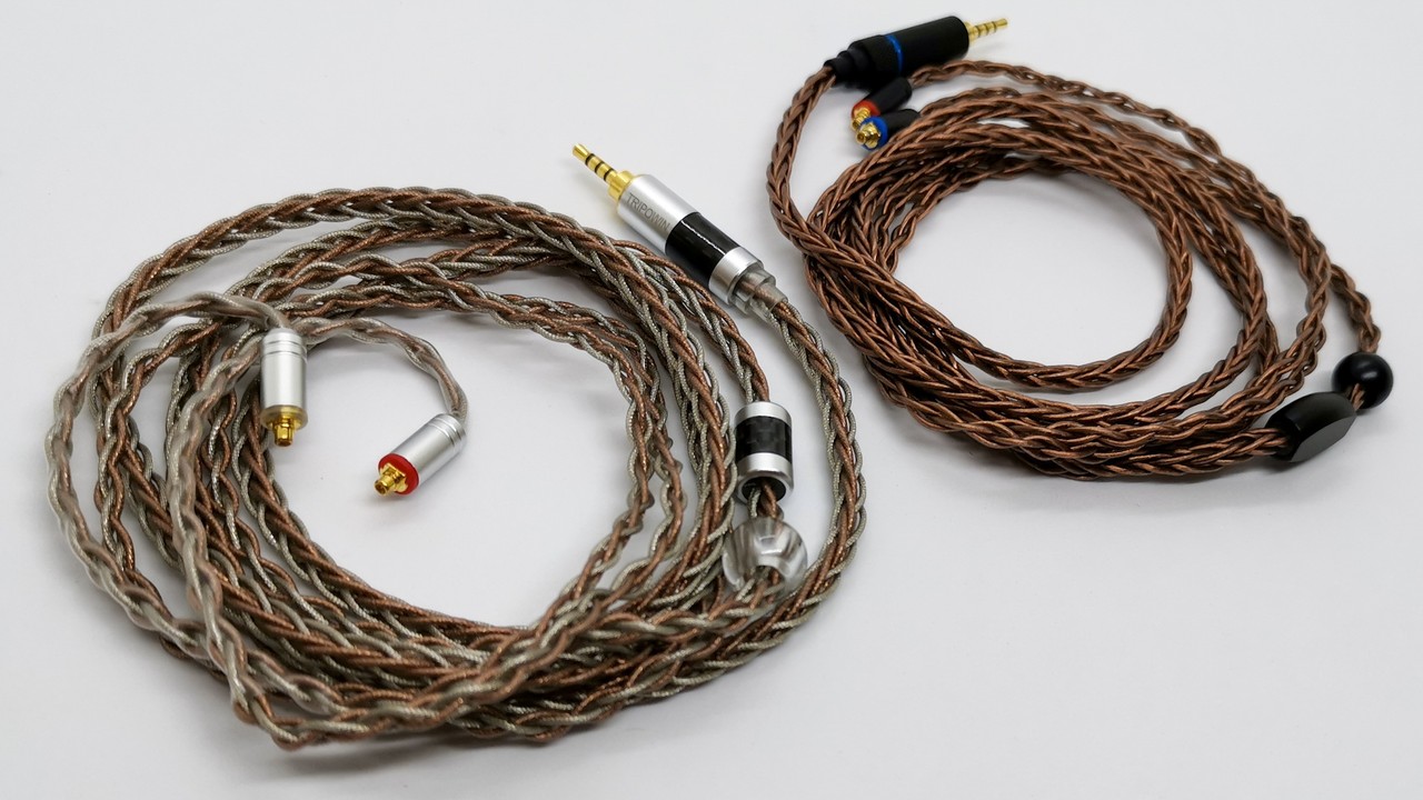 TRIPOWIN-C8」8芯ミックス線ケーブル ／ 「Linsoul HC-08」8芯