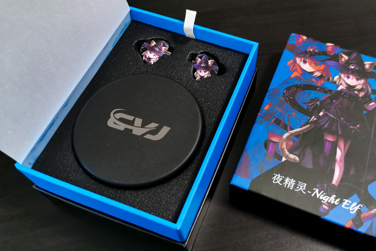 CVJ Night Elf」 両面キャラ絵の攻めすぎデザインに10mm+6mm複合 CVJ Night Elf」 両面キャラ絵の攻めすぎデザインに10mm+6mm複合