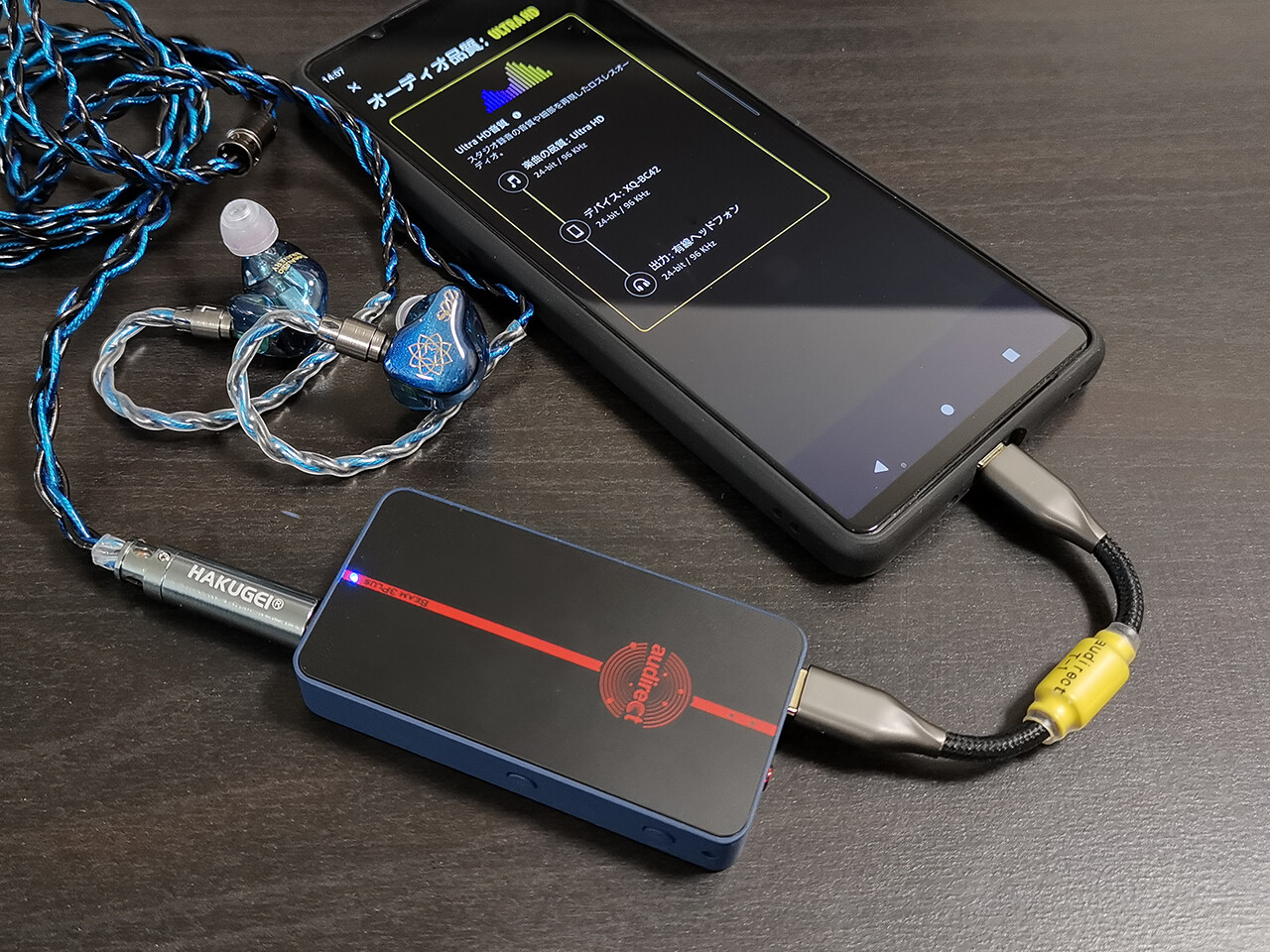 AUDIRECT TEAM1 Bluetoothユニット ケース付き付属品あり（Audirect 