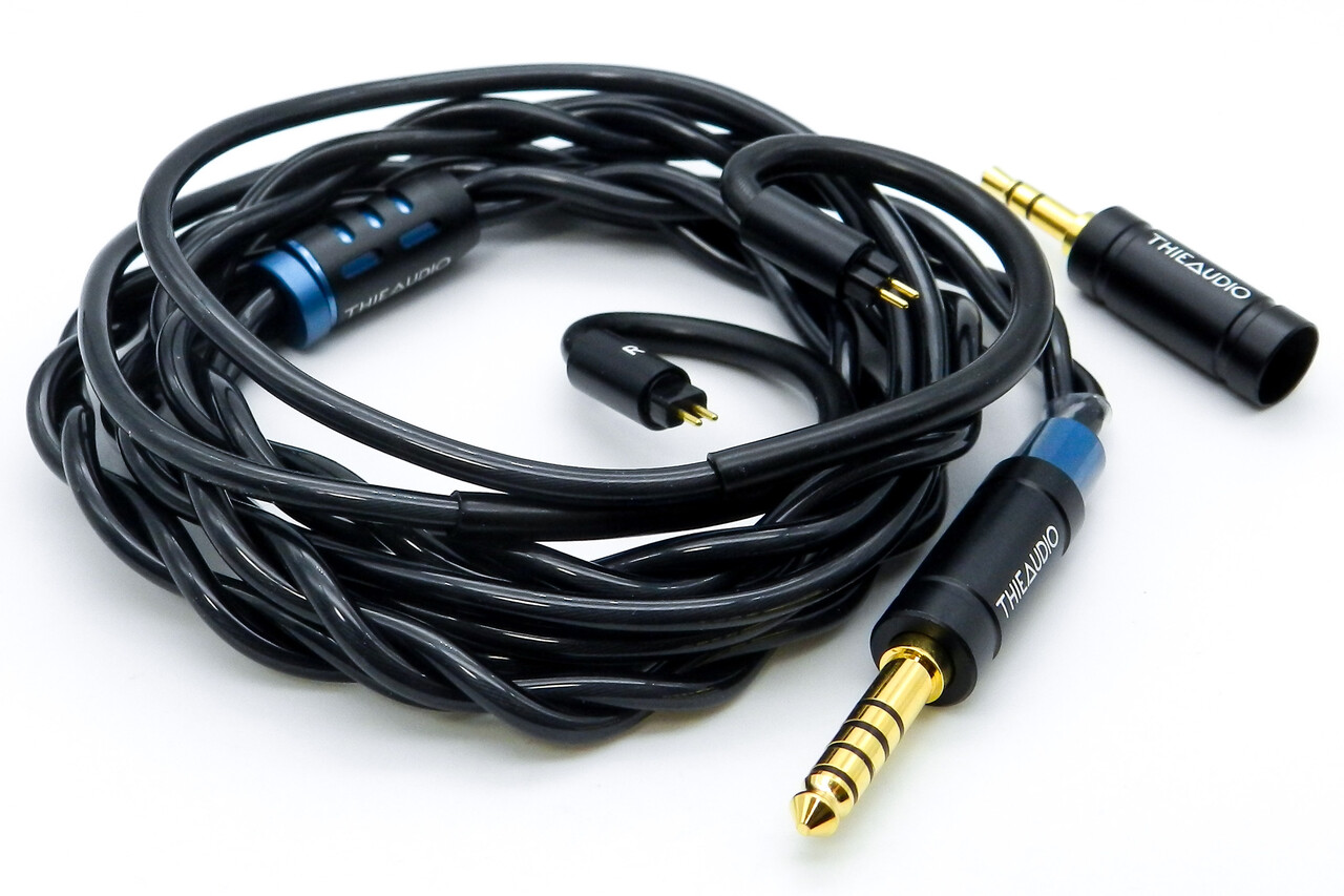 THIEAUDIO EliteNoir」 銀メッキ 5N / 4N LC-OFCケーブル ／ ミドル