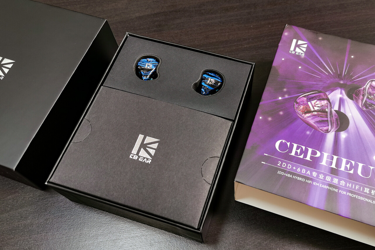 KBEAR Cepheus (KB16)」 6基のBAと2種類のDDによる6BA+2DD構成
