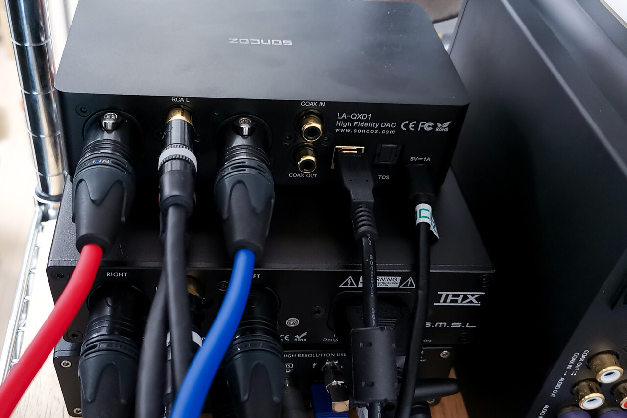 Bisonicr Keep Walking Soncoz La Qxd1 低価格ながらxlrバランス出力対応 Es9038q2m搭載 32bit 768khz Dsd512対応 高音質usb Dac レビュー