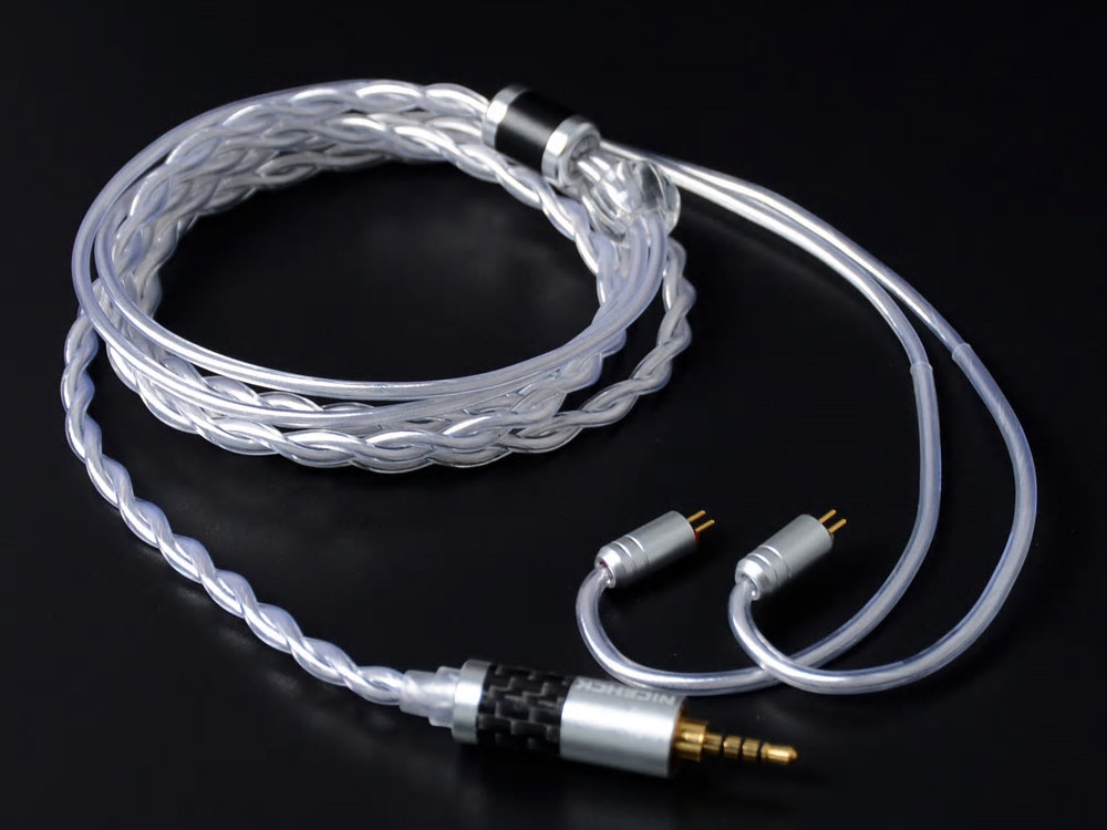 NICEHCK DJY3」 高純度銀メッキ単結晶銅(7N OCC)ケーブル NICEHCK DJY3」 高純度銀メッキ単結晶銅(7N OCC)ケーブル