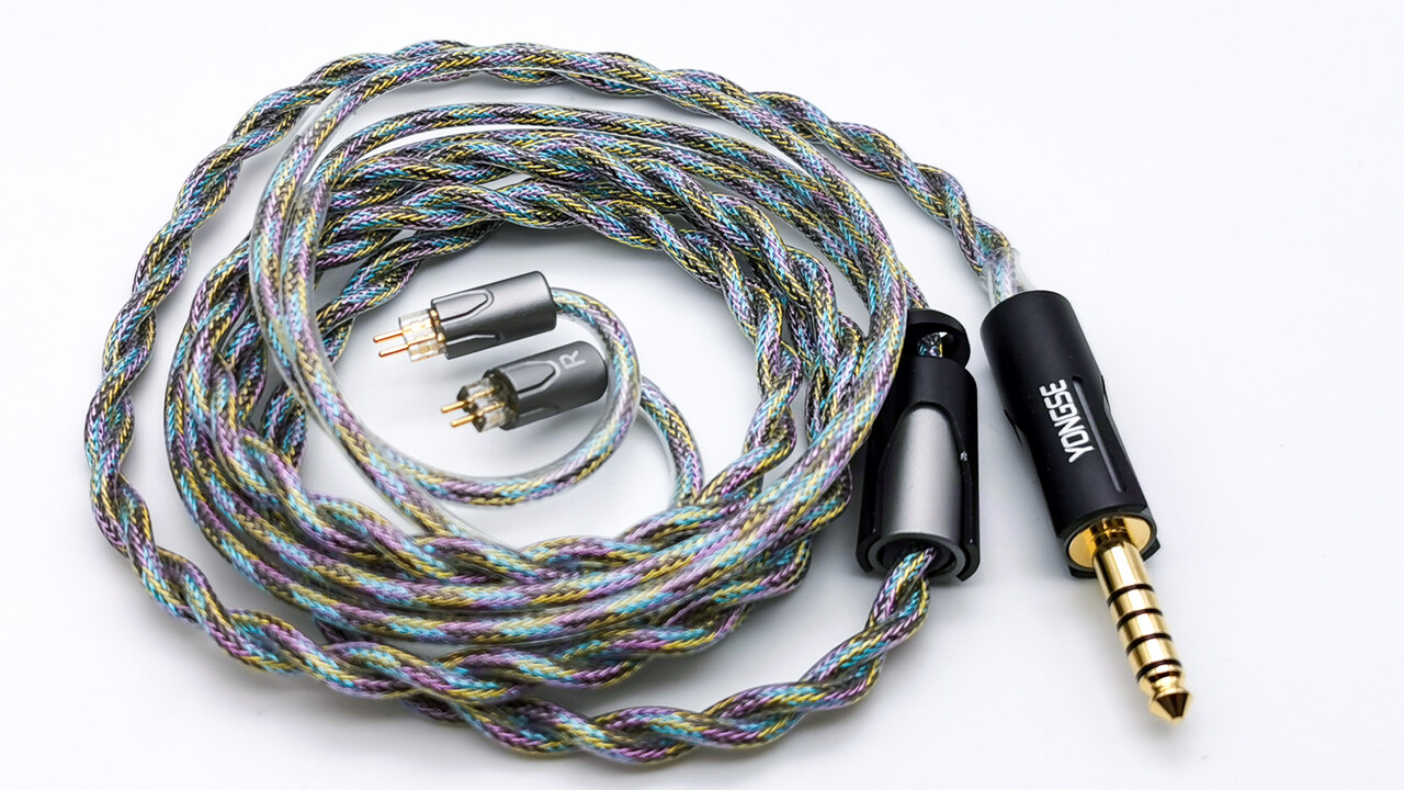 YONGSE Neonova」 純銀線コア+銀メッキ単結晶銅線同軸ケーブル