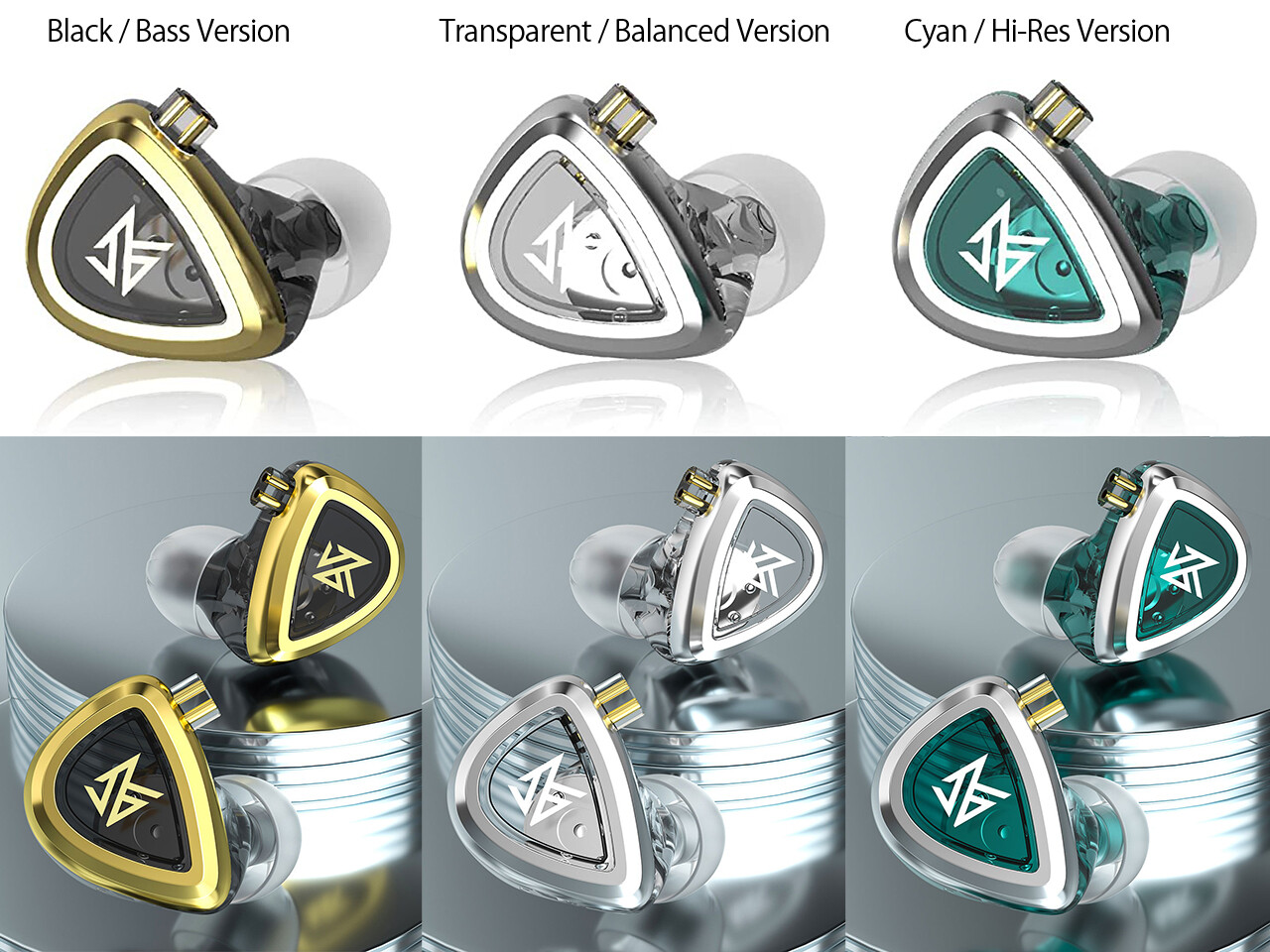 KZ EDA」 3種類のサウンドチューニングの本体が1個のパッケージに