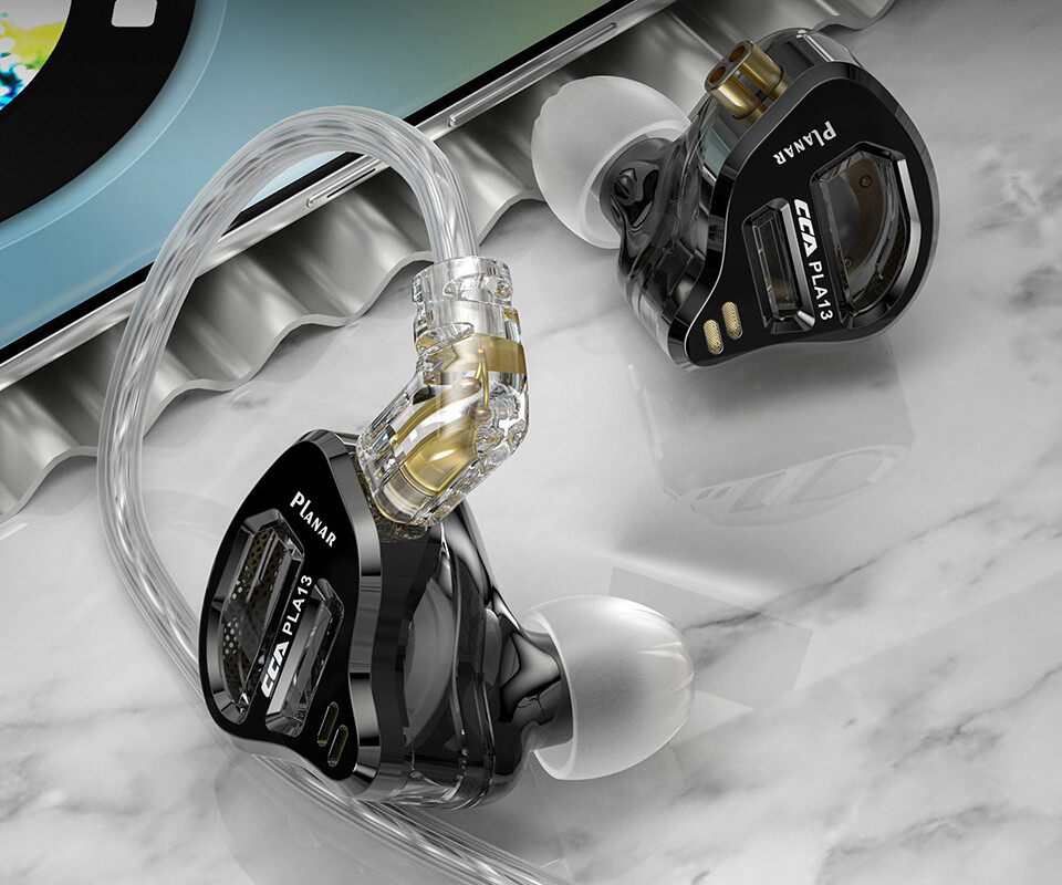 CCA PLA13」 13.2mm平面磁気ドライバー搭載で60ドル台を実現。十分な