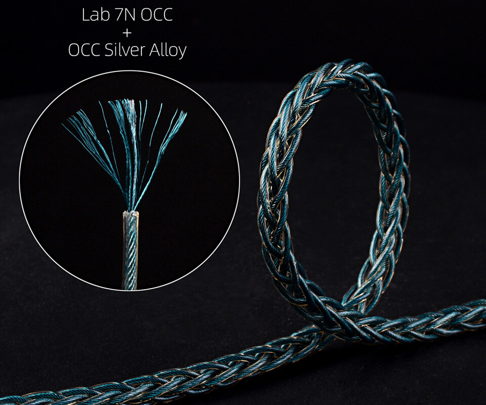 NICEHCK SuperCyan」 7N OCC(高純度単結晶銅) + OCC銀合金