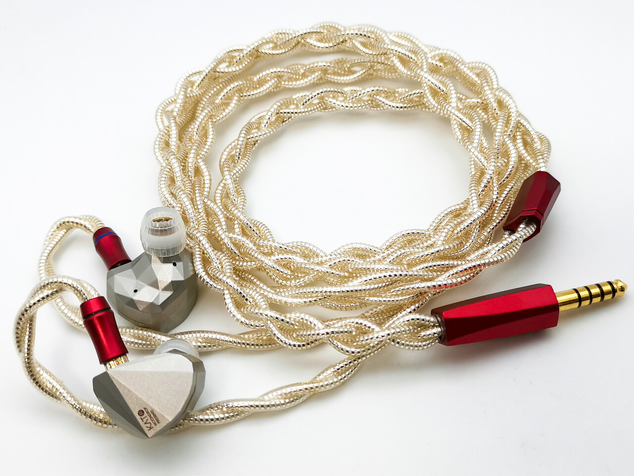 NICEHCK MissLeaf」7N 銀メッキOCC + 高導電性OCC ミックス線