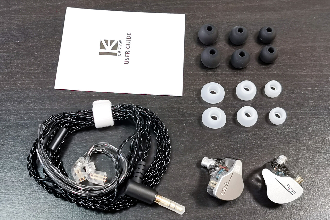 KBEAR Flash」 クールなデザインにPU+PEEK振動板ドライバー搭載の