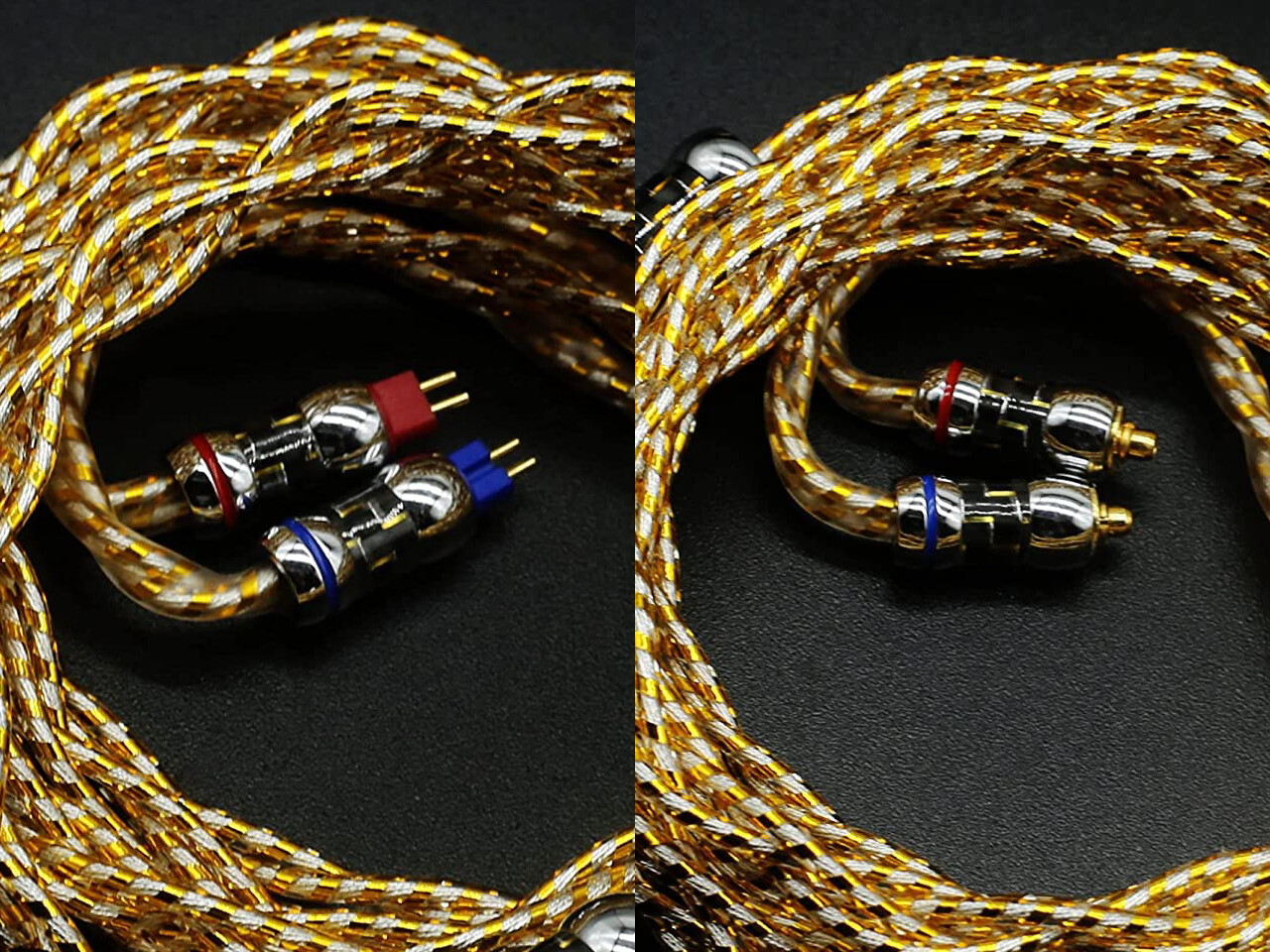 JSHiFi-雷神」7N 単結晶銅&金箔線ミックス Litz線ケーブル JSHiFi-雷神」7N 単結晶銅&金箔線ミックス Litz線ケーブル