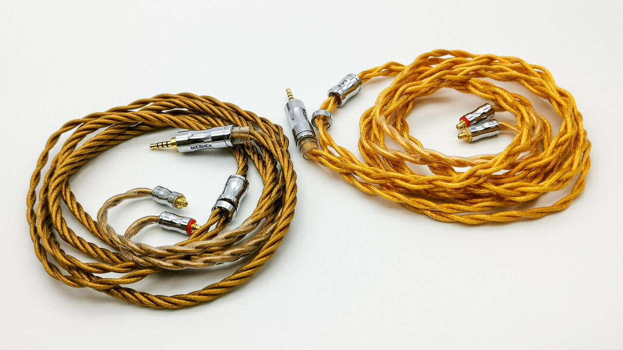 NICEHCK C4-2 / C4-3」 4芯5N銀メッキ&単結晶銅銀合金ミックス NICEHCK C4-2 / C4-3」 4芯5N銀メッキ&単結晶銅銀合金ミックス