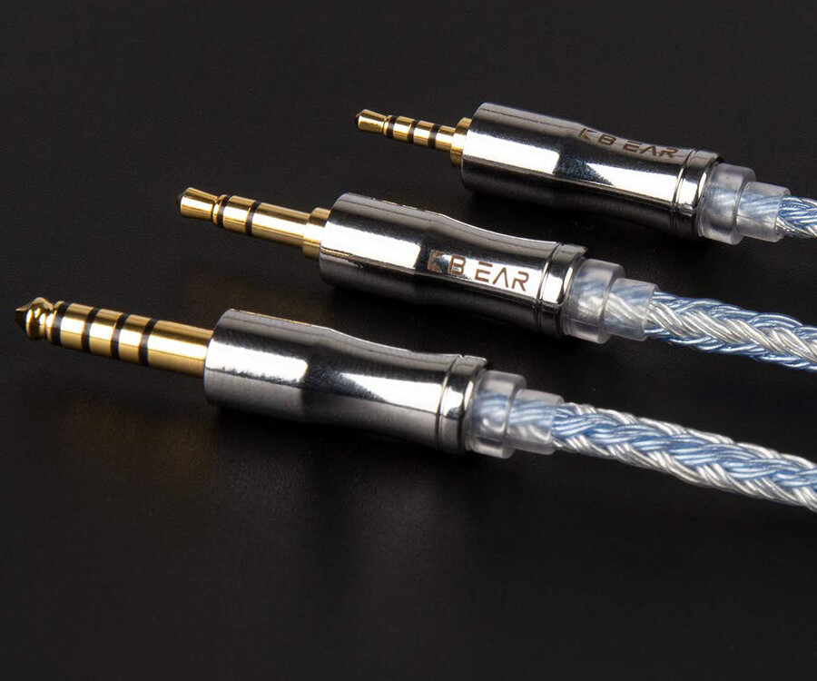 KBX4919」 KBEAR Expansion blue 24芯 銀メッキOFC線ケーブル KBX4919」 KBEAR Expansion blue 24芯 銀メッキOFC線ケーブル