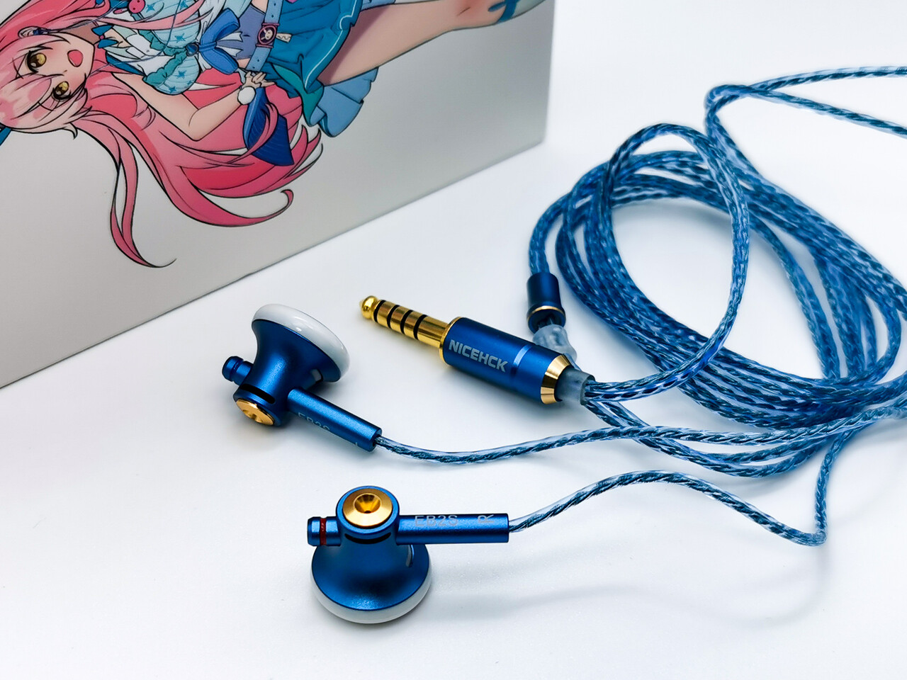 イヤホン NICEHCK EpicSeeker Nicehck epicseeker-ケーブル付きイヤホン,超高純度6n純粋な