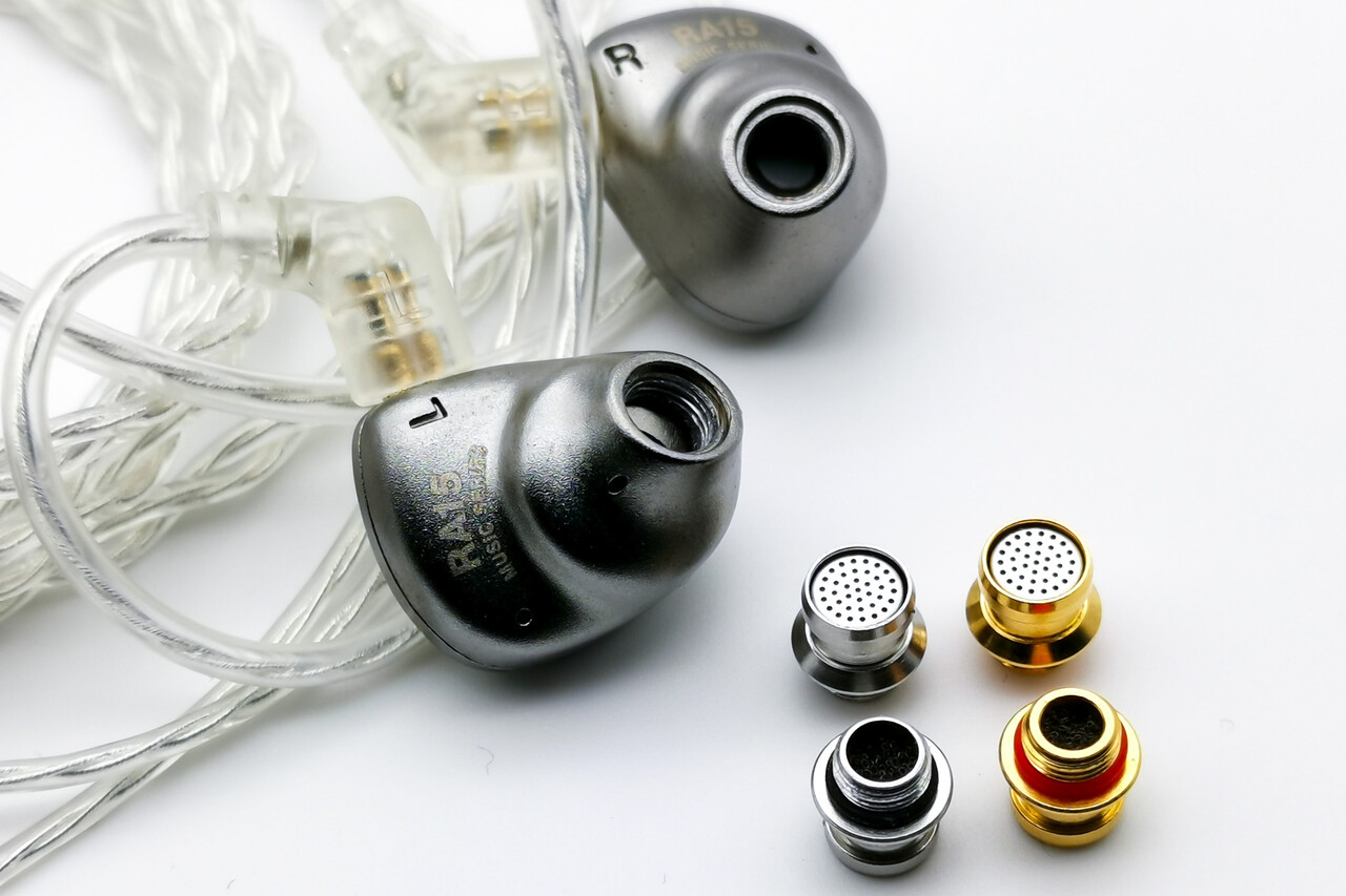 NF Audio RA15 仰々しい イヤホン メタルシェル チューブ交換