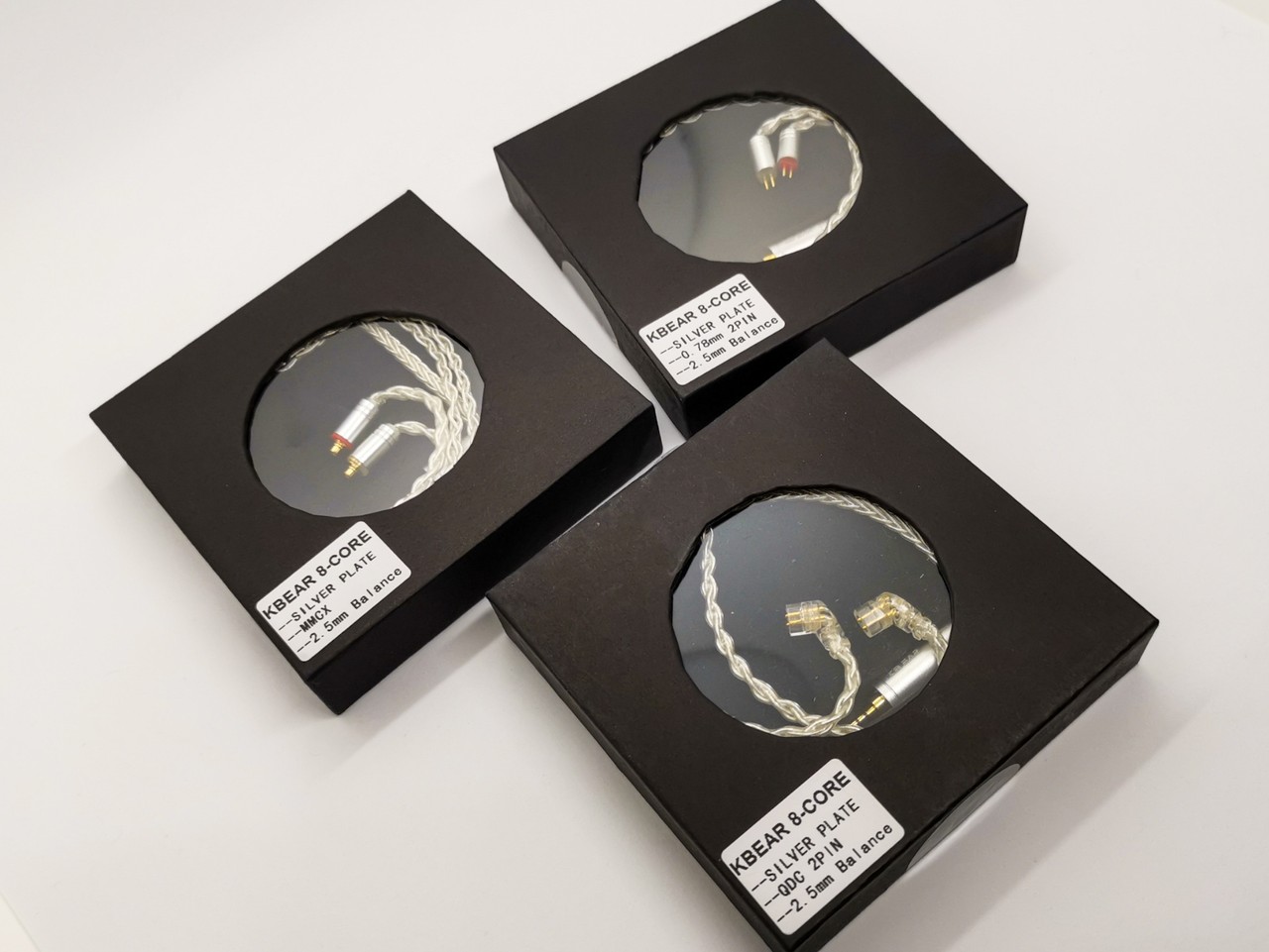 KBF4833） KB EAR 8芯 銀メッキ線ケーブル」 2千円以下でKZ最新
