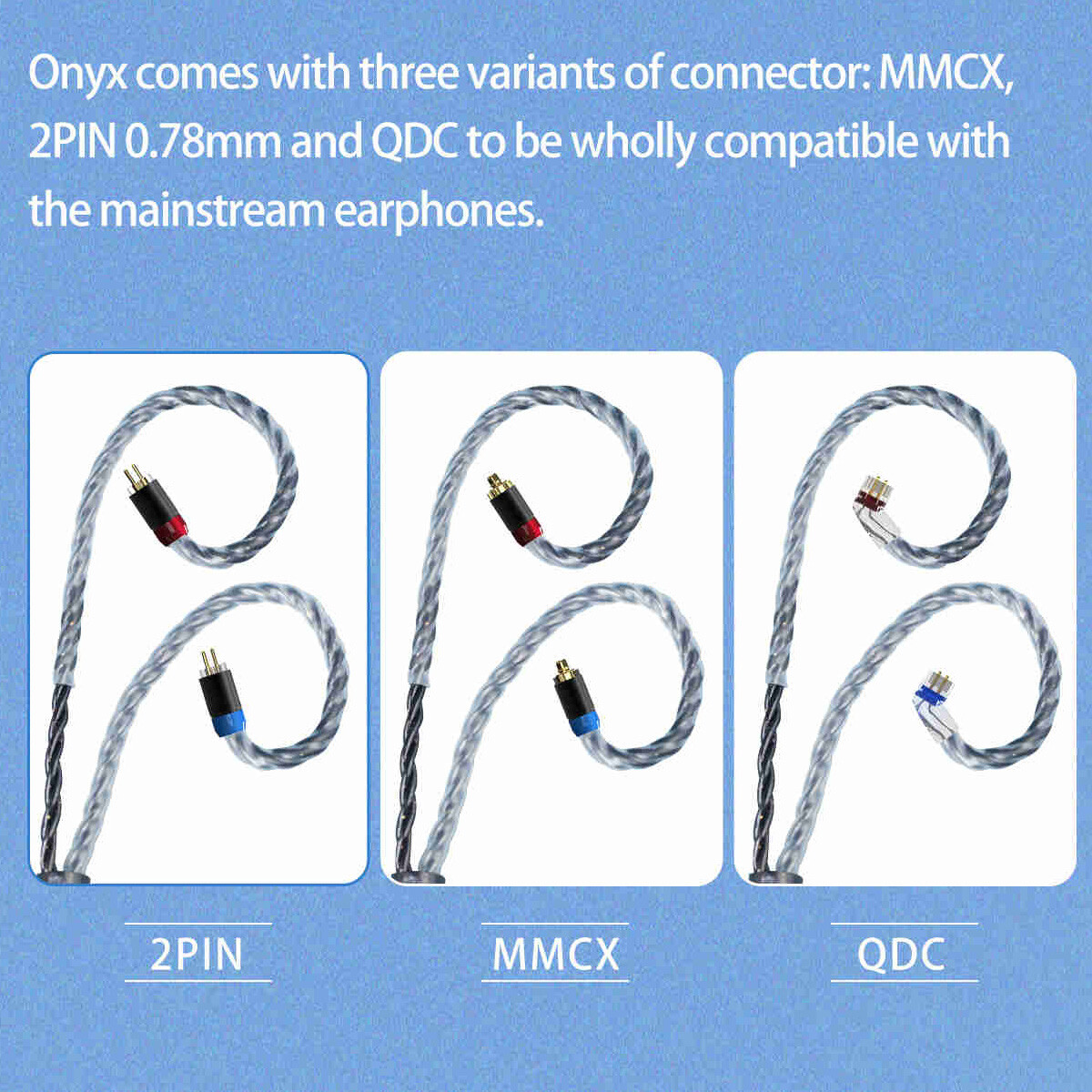 【1点のみ】銀銅合金導体 8コア1064芯 MMCX/4.4mm+イヤホン本体 3ffd59af22a14f22e557a89ea30048