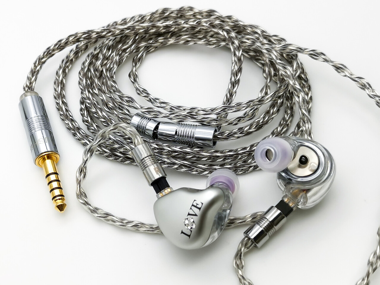 JSHiFi-ZB8」 メタリック感あふれるシルバーのゼブラデザイン JSHiFi-ZB8」 メタリック感あふれるシルバーのゼブラデザイン