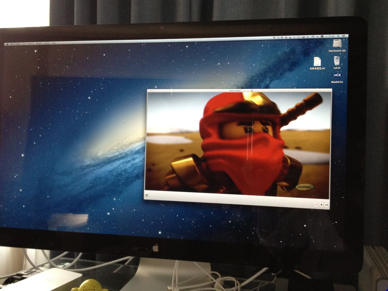 怪しげなHDMIコンバータを使ってThunderbolt DisplayのTV化に