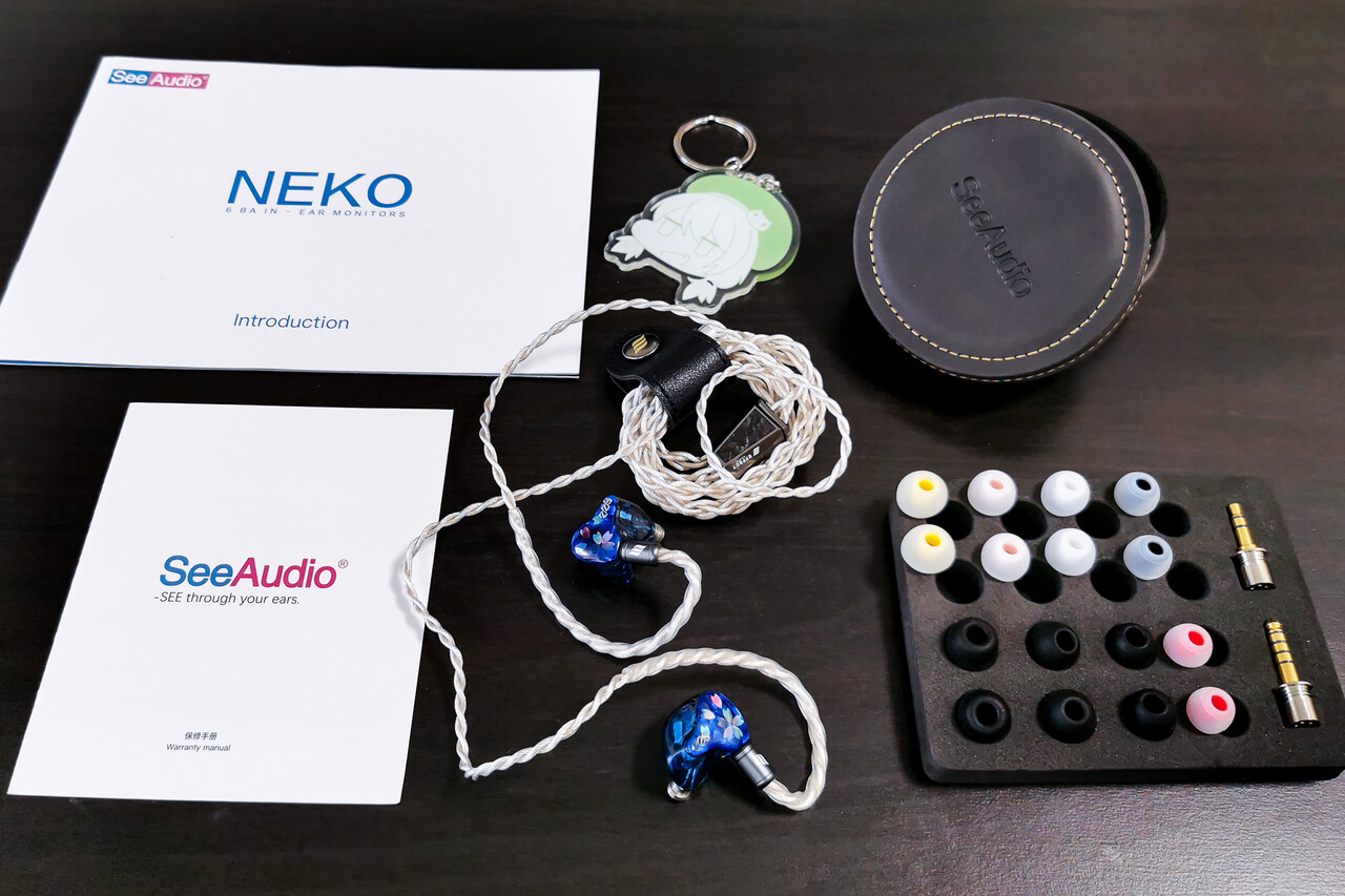 SeeAudio Neko (Int'l version)」 6BA構成&高品質ケーブル採用 SeeAudio Neko (Int'l version)」 6BA構成&高品質ケーブル採用