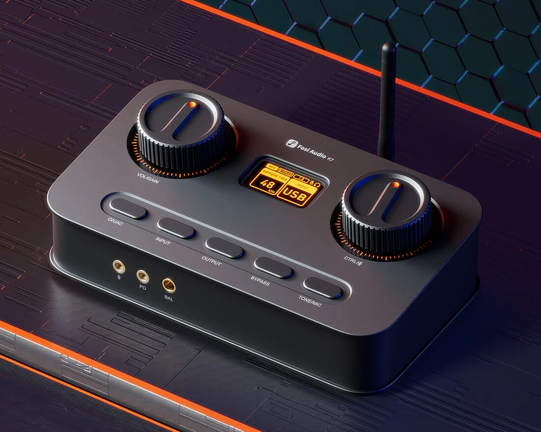 Fosi Audio K7」 ゲーミング特化な外観と操作性ながらAK4493SEQ